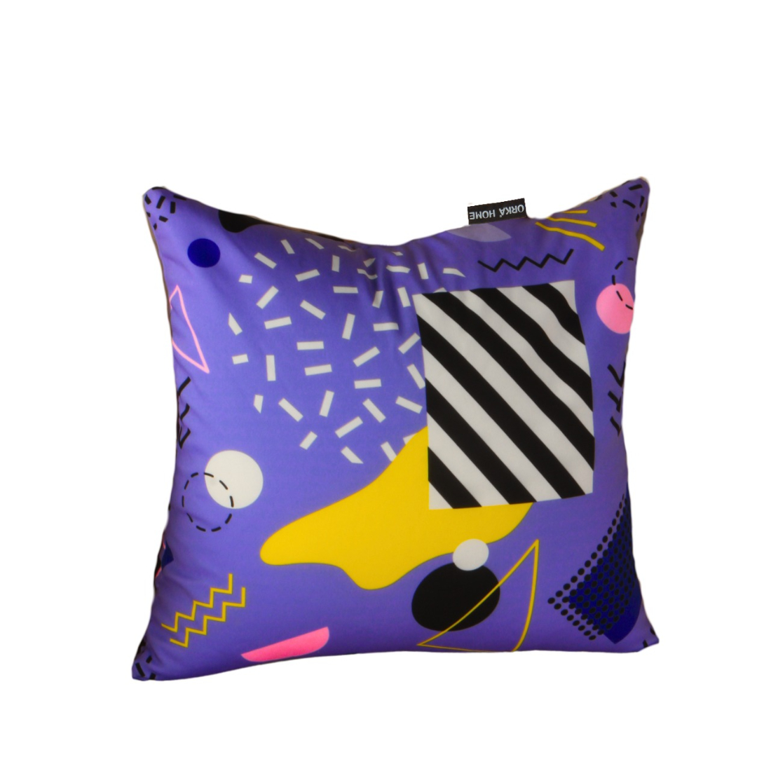 Orka Home Digital Printed Spandex Stretchable Fabric Microbeads Cushion (D30)